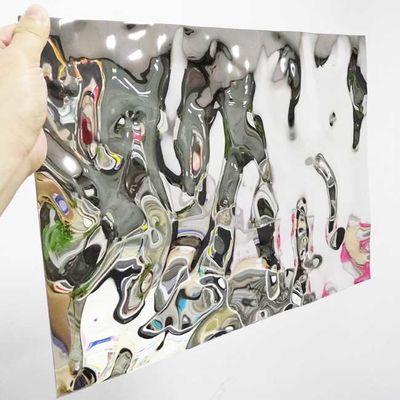 Dobra cena 304 Panel o strukturze plastra miodu z efektem fali lustrzanej o grubości 1,5 mm, kolor PVD w Internecie