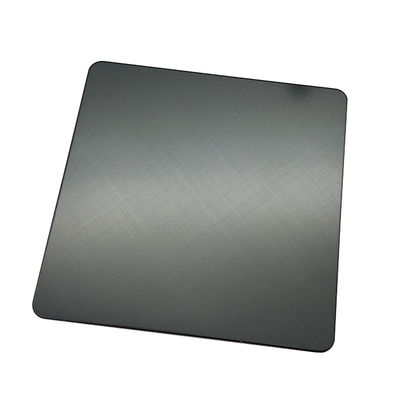 Dobra cena. Super czarne blachy ze stali nierdzewnej 45 krzyżową linię włosów wykończone 304 kolorowe blachy nierdzewne PVD powleczone do szafki w Internecie