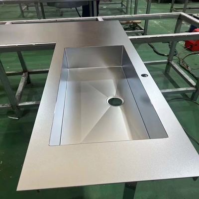 Dobra cena Wytwórnia 304 włosy szczotkowane wygrabione wiersze wybuchowe blachy ze stali nierdzewnej do biurka kuchennego w Internecie