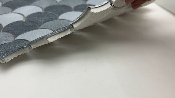 Dobra cena Płytka mozaikowa kwadratowa błyszcząca powierzchnia szkło mozaika sus 304 mozaika ze stali nierdzewnej w Internecie