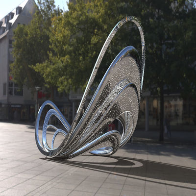 Dobra cena OEM Outdoor Art Metal Sculpture z stali nierdzewnej do dekoracji parków i centrów handlowych w Internecie