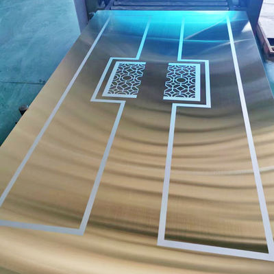 Dobra cena 8K kolorowy 304 ze stali nierdzewnej Etched Sheet For Interior Cabinet w Internecie