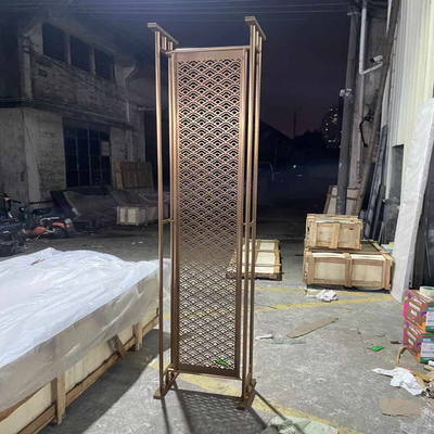 Niestandardowe ekrany dekoracyjne ze stali nierdzewnej Panele zewnętrzne Wnętrze Ogród Hotel Dom Panele Ekran Laser Cut Metal Dividers Panel