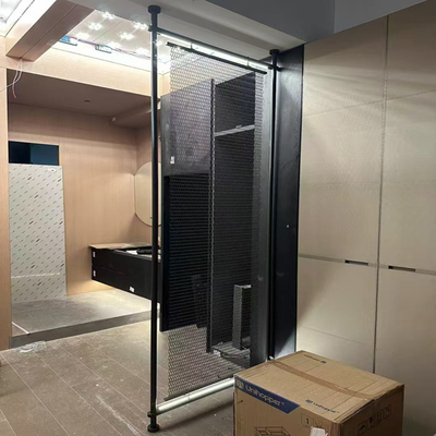 304 Czarny kolor lusterkowy linii włosowej ze stali nierdzewnej Metal Screen Partition Room Divider Do dekoracji wnętrz