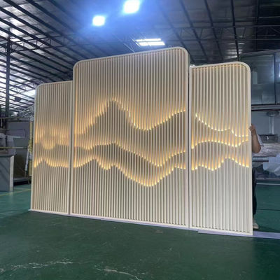 Dobra cena Niestandardowy 304 Różowy Złoty Brązowy Kolor Szczotkowana linija włosowa Pustka Wjazd ze stali nierdzewnej Metalowy rozdzielnik ekranu w Internecie