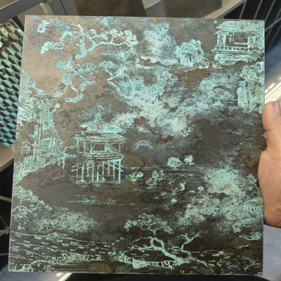 Dobra cena 4x8 Ft 4x10 Ft Metal Retro Design 304 201 316 L Dekoracja ścienna blacha ze stali nierdzewnej w Internecie