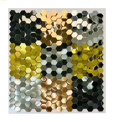 Dobra cena Szampana złota mozaika ze stali nierdzewnej dla ponadczasowego i klasycznego stylu w Internecie