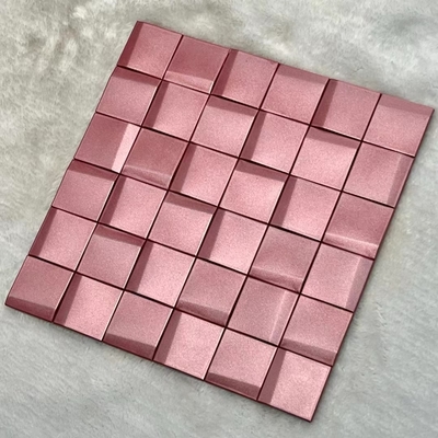 ASTM Płytki mozaikowe ze stali nierdzewnej Tło 300*300 Lustrowy metal