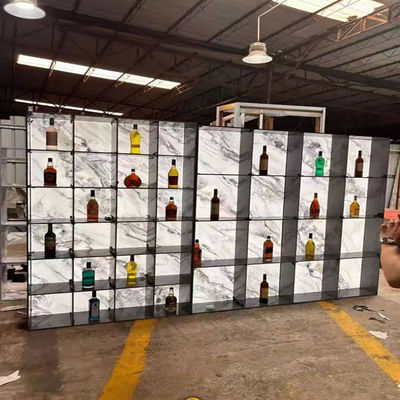 Dobra cena. Sus304 201 316 Wysokiej klasy składnik do wyświetlania wina specjalistyczne sklepy z LED w Internecie