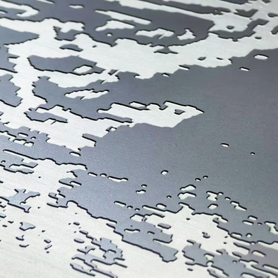 Głęboki kwas Etching Nowy projekt dobrej jakości Aisi Astm Sus 304 kolorowy Etched Cladding Ceiling Elevator Door Decorative Sheet Plate OEM