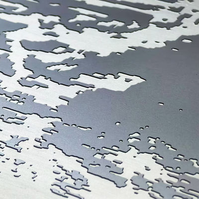 Dobra cena Głęboki kwas Etching Nowy projekt dobrej jakości Aisi Astm Sus 304 kolorowy Etched Cladding Ceiling Elevator Door Decorative Sheet Plate OEM w Internecie