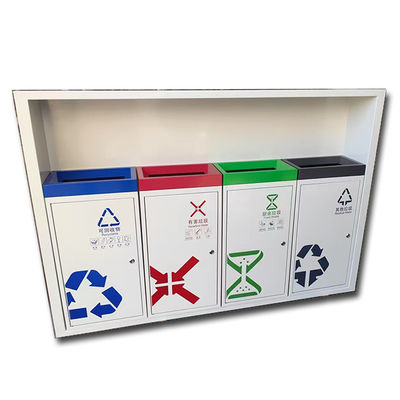 Dobra cena Stalowy kosz do segregacji i śmietnik ze stali nierdzewnej, niestandardowe metalowe produkty ze stali nierdzewnej do użytku zewnętrznego w Internecie