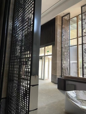 3D Stainless Steel Wall Panel Contemporary Laser Engraved Design