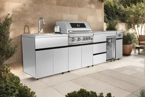 Dobra cena Wymocowany, odporny na zarysowania, stolik kuchenny ze stali nierdzewnej 316L w Internecie