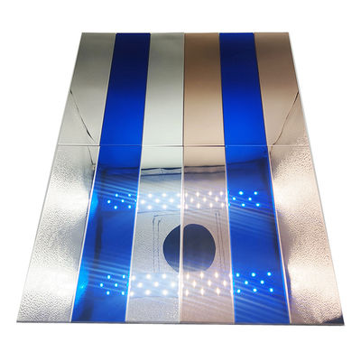 Luxury  High-Gloss Light-ReflectiveMetal Mirror Mosaic Tiles - Mixed  Mosaics For Accent Walls, Home Decor & Commercial Spaces