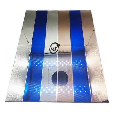 Luksusowe płytki mozaikowe lustrzane z lustrami metalowymi o wysokim połysku, odbijające światło - mieszane mozaiki do ścian akcentów, dekoracji domu i przestrzeni handlowych