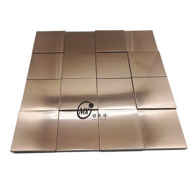 304 201  Stal nierdzewna  Mozaika Odporna na korozję i wodoodporna do dekoracji ścian w restauracji, hotelu, łazience, sztuka