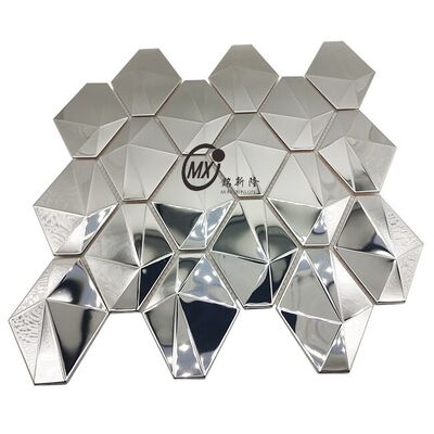 Dobra cena Wzorzec szachowy Płytki mozaikowe ze stali nierdzewnej i szkła w Internecie