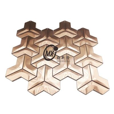 Dobra cena Okładzina elewacyjna ze stali nierdzewnej, mozaika, odporna na warunki atmosferyczne w Internecie