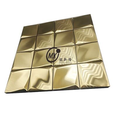 Dobra cena Wzorzec kodów kreskowych mozaika ze stali nierdzewnej do nowoczesnej dekoracji sklepów detalicznych w Internecie