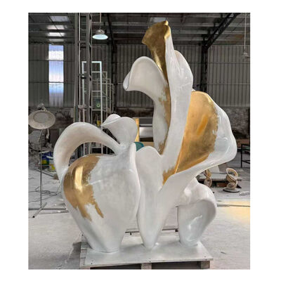Dobra cena 201 304 316L Professional Custom Stainless Steel Sculpture Outdoor Large Metal Art Statue for Project w Internecie