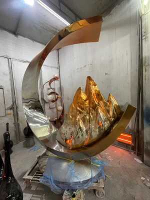 Dobra cena 201 304 316L - rzeźba ze stali nierdzewnej w niestandardowym rozmiarze w Internecie