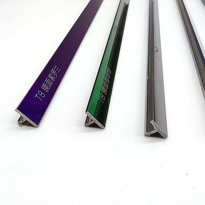 Fabryka Foshan 304 ze stali nierdzewnej T Trim Custom Size Brushed Gold T Shape Decorative Strip for Wall Tile Furniture