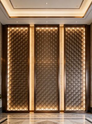 Dobra cena Chiński styl Zen, podział przestrzeni medytacyjnej ze stali nierdzewnej w Internecie