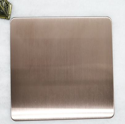 JIS 304 No 4 Bronze Hairline Panele ścienne ze stali nierdzewnej 1500 mm
