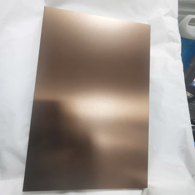 Dobra cena Srebro 28MM Kolor Różowy Złoty PVD Piasek wystrzelony SS Sheet 304 Nierdzewna Stal Miódnica Panel ścianny w Internecie