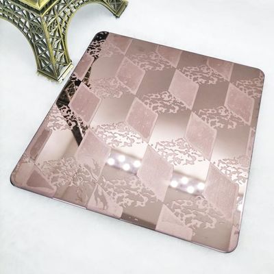 Dobra cena. SUS316 Kolor wytrawionej blachy ze stali nierdzewnej 1mm 3mm Dekoracja windy w Internecie